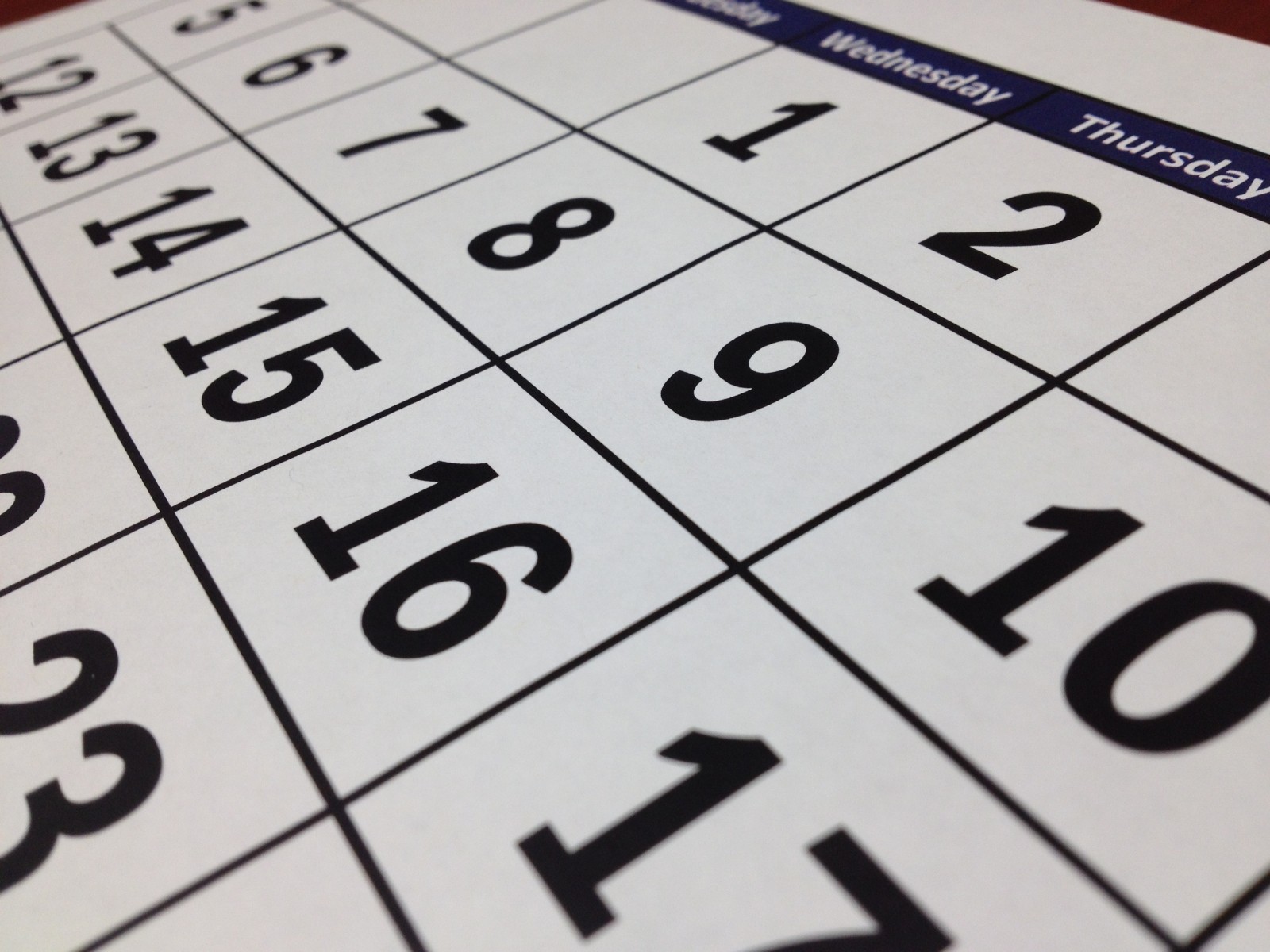 Agenda de junho na Europa