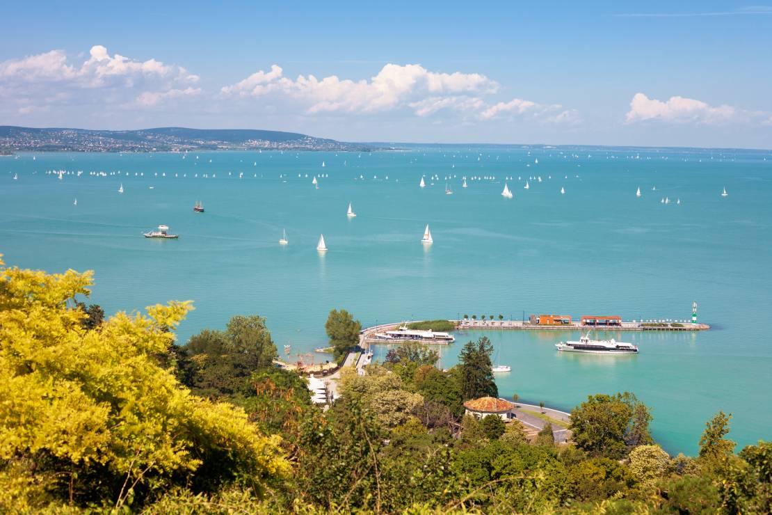 Balaton, o maior lago da Europa