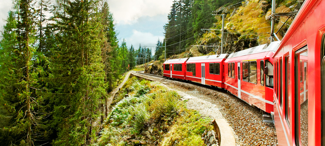 Viajando de trem pela Europa