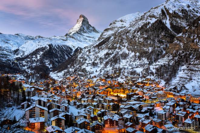 As belezas dos Alpes Suíços